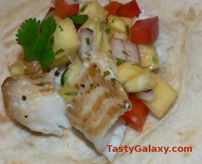 Fish Taco Sauce on Fish Taco Recipe  Fish Tacos With Pineapple Salsa