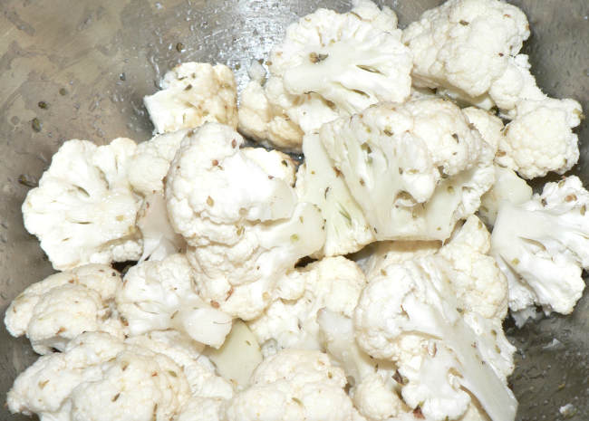 Cauliflower in the air fryer