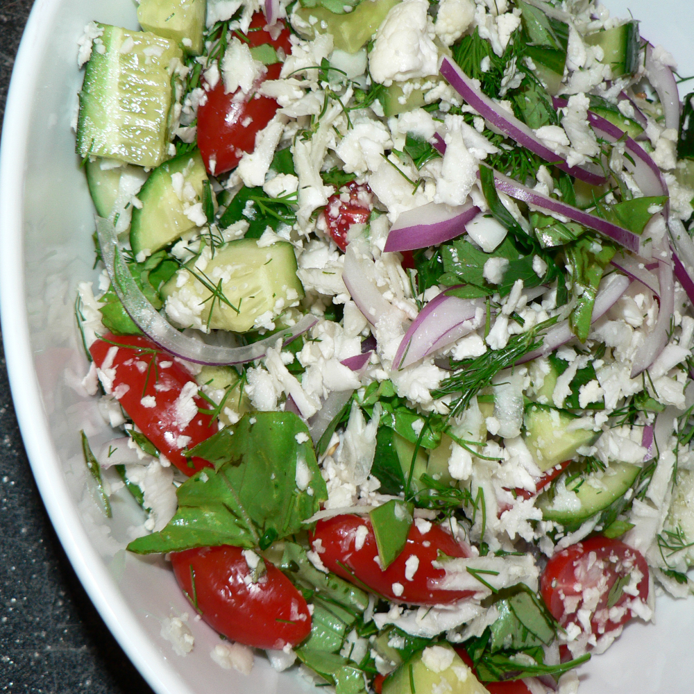 Tomato Cucumber Salad