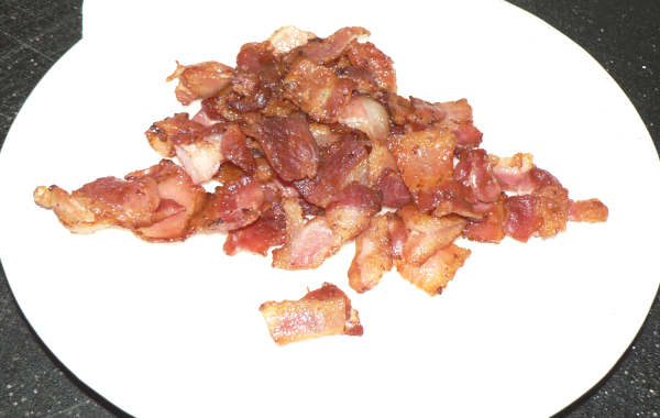 fried bacon