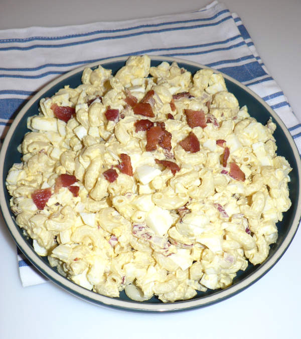 Deviled eggs pasta salad