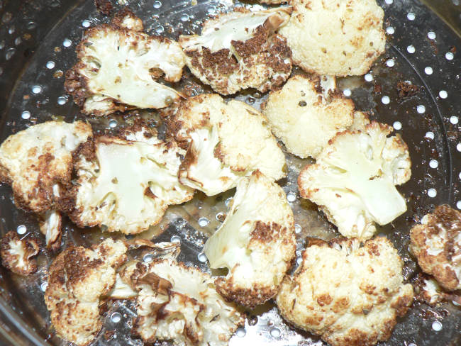 Roasted Cauliflower in Air Fryer