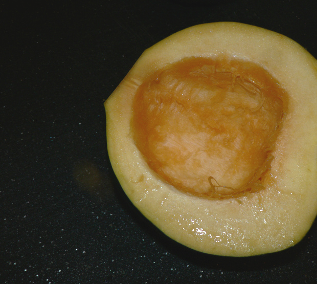 Acorn Squash on a Cutting Board