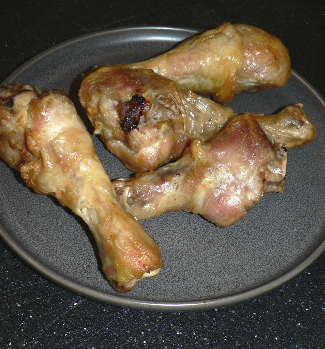 Cooked Air Fryer Chicken Drumsticks