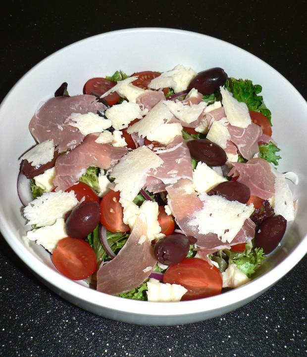 Antipasto Salad in a Bowl