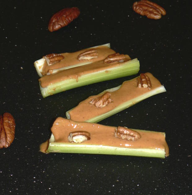 Here is a simple and delicious Halloween Ants on a Log recipe, that is also vegan, Keto and low carb. Find out how to make this 5 Minute Snack #healthy #healthyrecipes #healthyfood #healthyeating #cooking #food #recipes #vegan #vegetarian #vegetarianrecipes #glutenfree #glutenfreerecipes #sidedish #halloween #halloweensnacks #snacks #ketodiet #ketorecipes #lowcarb #lowcarbdiet #lowcarbrecipes