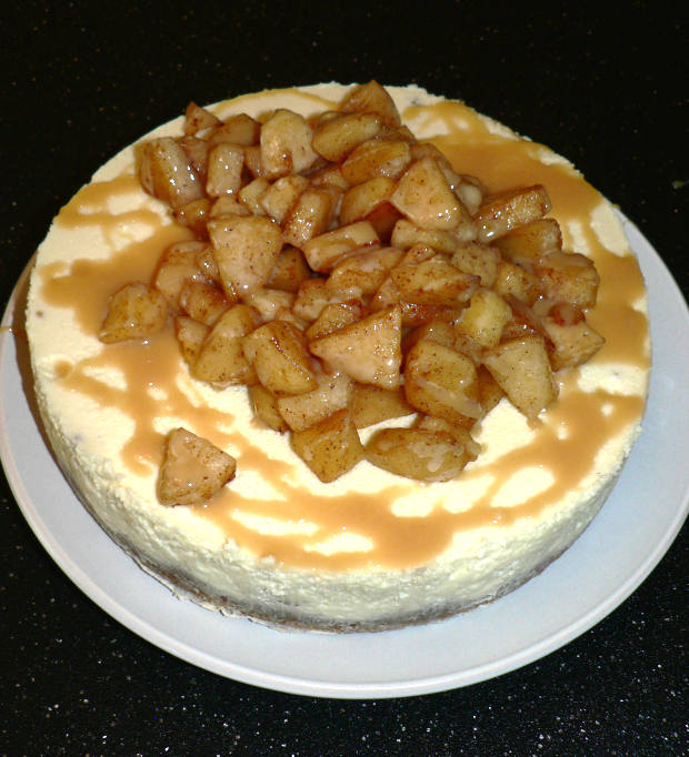 Instant Pot Caramel Apple Cheesecake