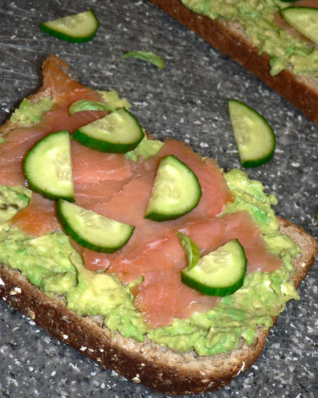 Avocado Toast With Salmon