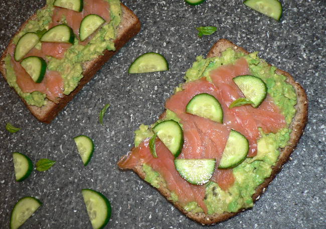 Avocado Toast With Salmon