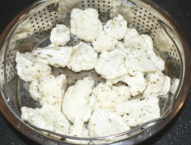 Cauliflower Made in Air Fryer