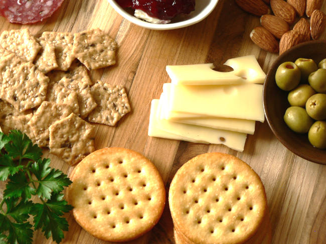 Cheese and meat board