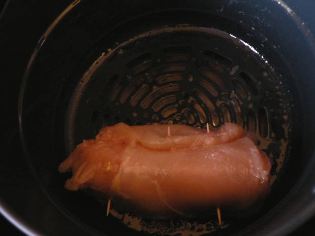 Stuffed Chicken Cordon Blue before cooking