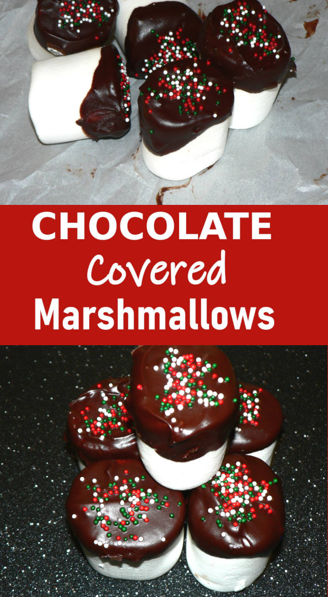 Christmas Chocolate Marshmallows