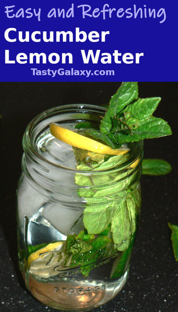 Cucumber Lemon Mint Water