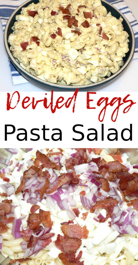 Deviled Eggs Pasta Salad