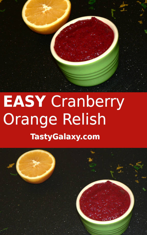 Fresh Cranberry Orange Relish