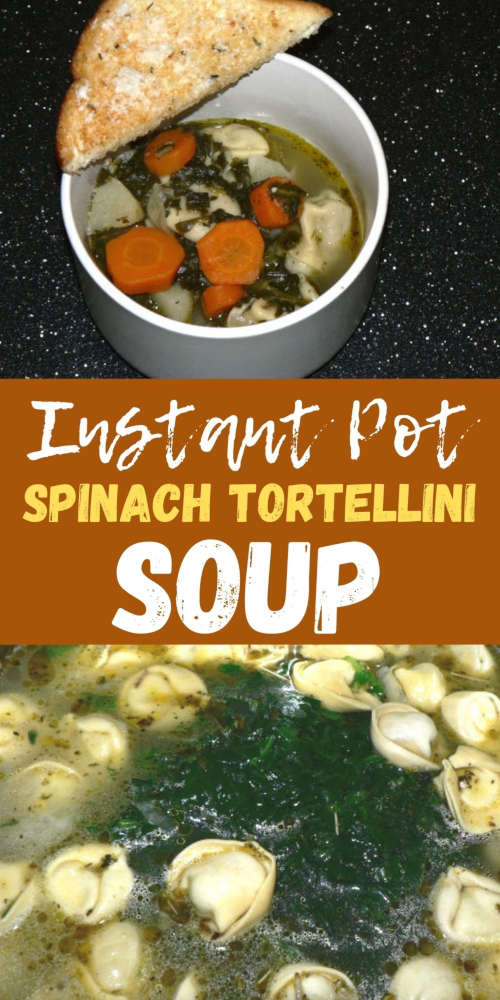 Instant Pot Spinach Tortellini Soup