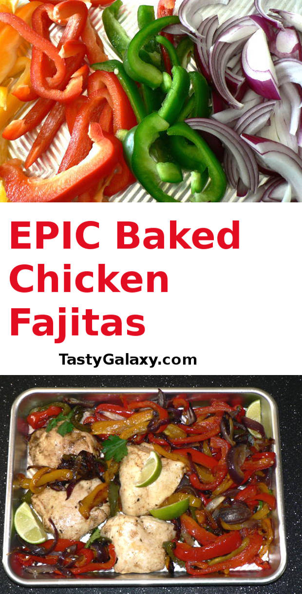 Keto Oven Baked Chicken Fajitas