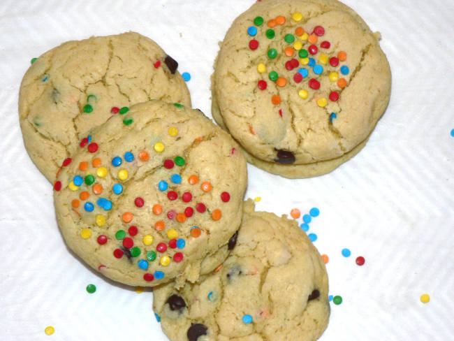 Funfetti Cake Box Cookies