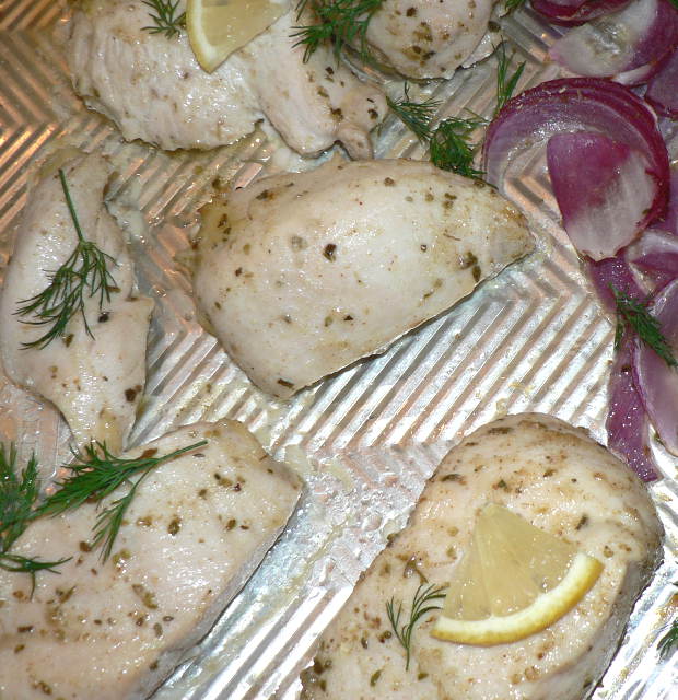 Greek Chicken on a Sheet Pan