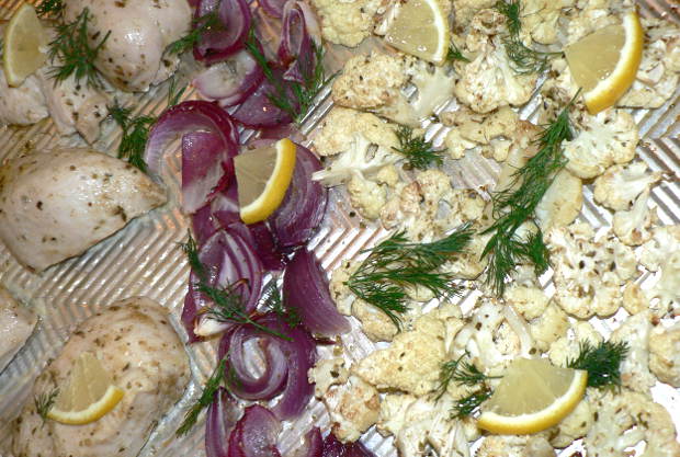 Greek Chicken Sheet Pan Dinner