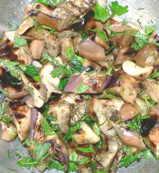 This amazing Grilled Eggplant Salad With Herbs is a perfect low carb summer side dish! It is healthy, delicious and amazingly easy to make, we will even show how to grill eggplant without an outside grill! #healthy #healthyrecipes #healthyfood #healthyeating #cooking #food #recipes #vegetarian #vegetarianrecipes #vegetables #veganrecipes #vegan #veganfood #ketodiet #ketorecipes #lowcarb #lowcarbdiet #lowcarbrecipes #glutenfree #glutenfreerecipes #dairyfree #sidedish #salads