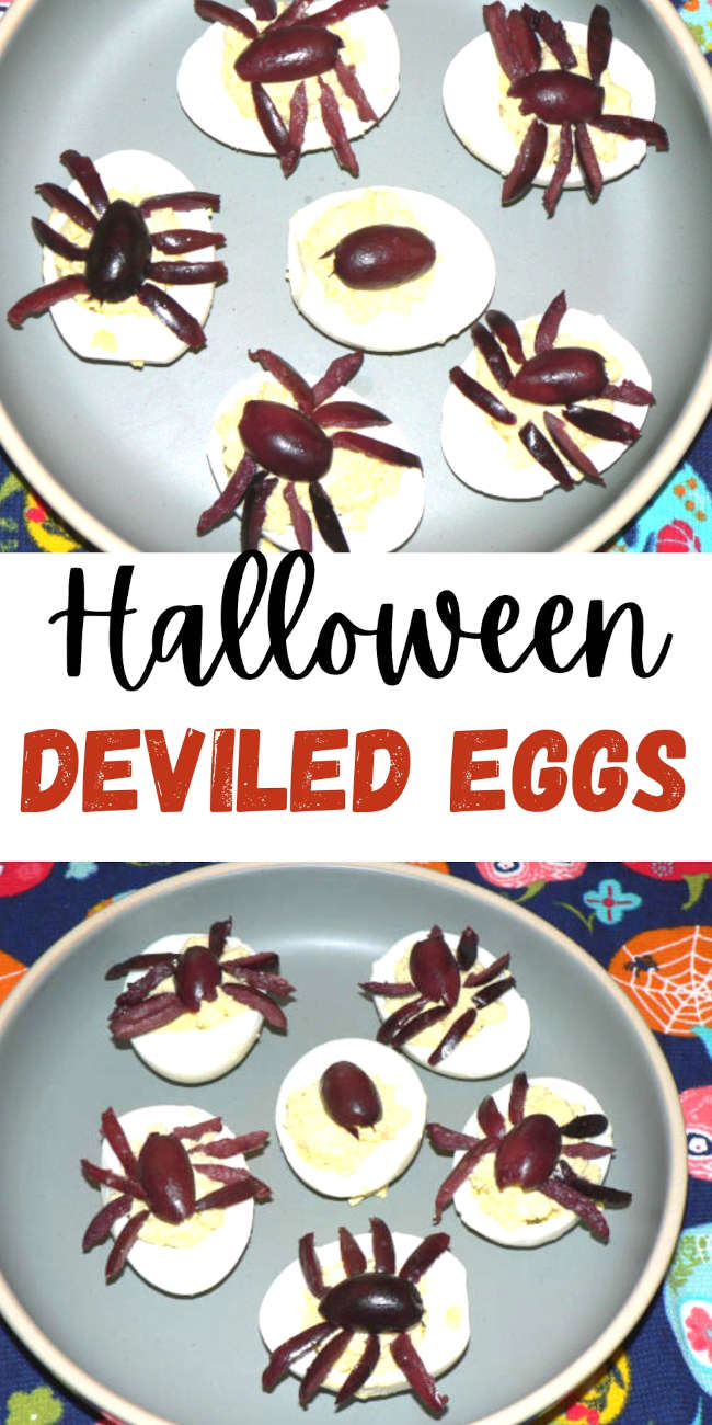 Halloween Deviled Eggs