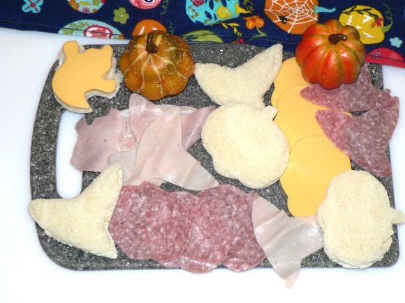 Halloween Meat and Cheese Board