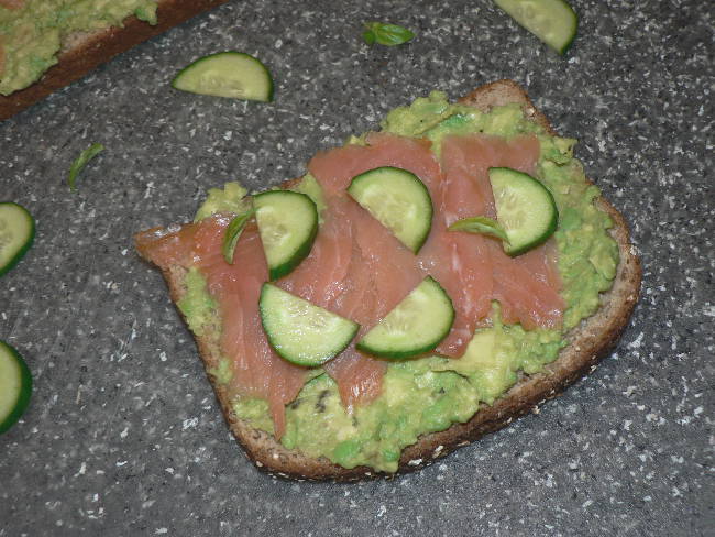 Avocado Toast With Salmon