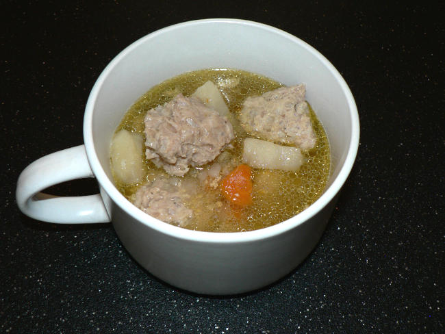 Turkey Meatball Soup