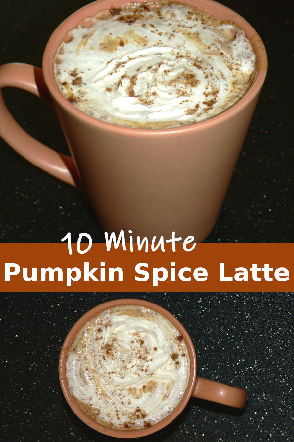 Pumpkin Spice Latte in a Fall Mug