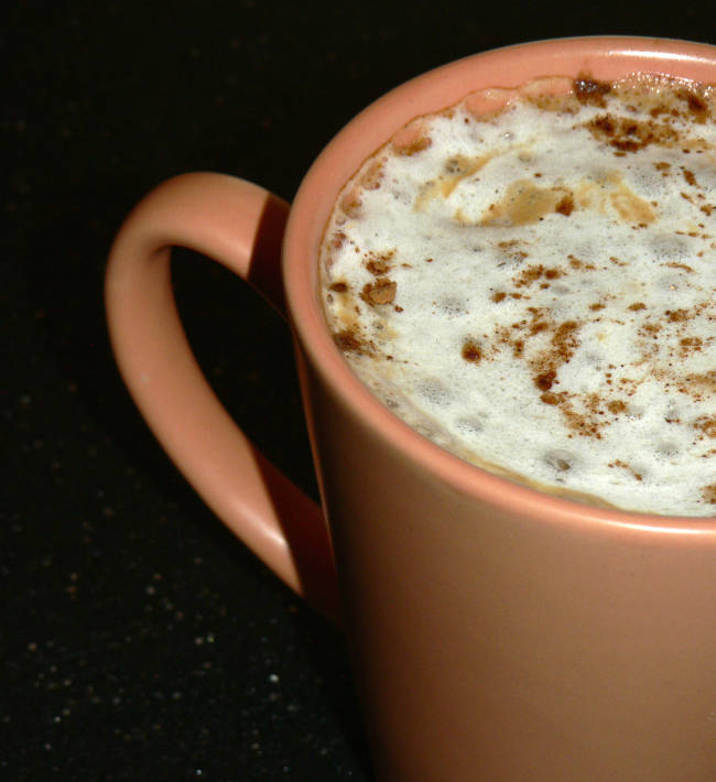 Pumpkin Spice Latte with Whipped Cream and Pumpkin Spice on Top