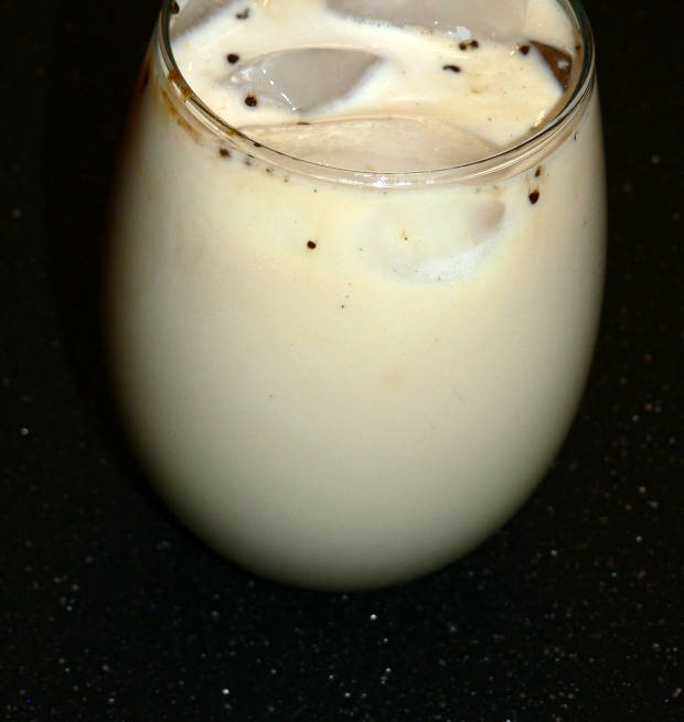 Iced Latte in a clear glass