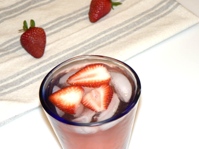 Insta pot infused strawberry water