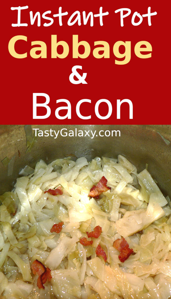 Instant Pot Bacon Fried Cabbage