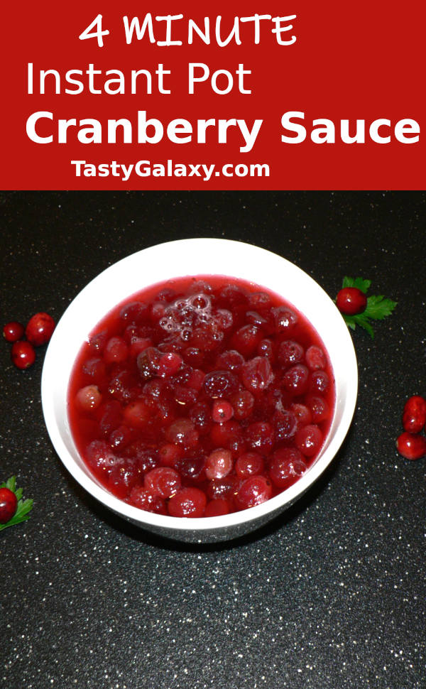 Instant Pot Cranberry Sauce