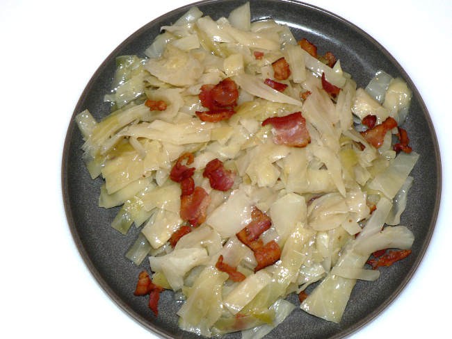 Instant Pot Fried Cabbage With Bacon