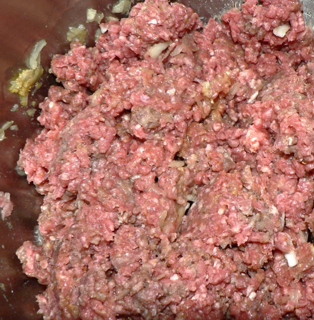 Meatloaf mix in a bowl