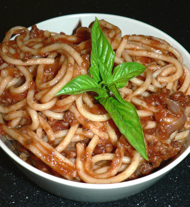 Instant Pot Noodles and Meat Sauce