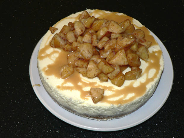 Caramel Apple Cheesecake