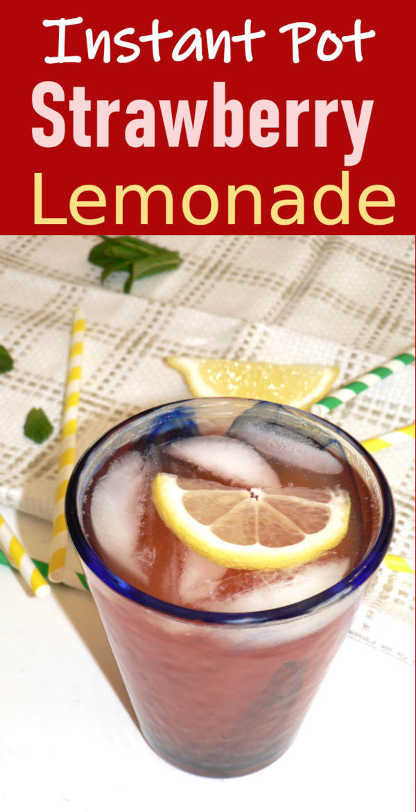 Instant Pot Strawberry Lemonade