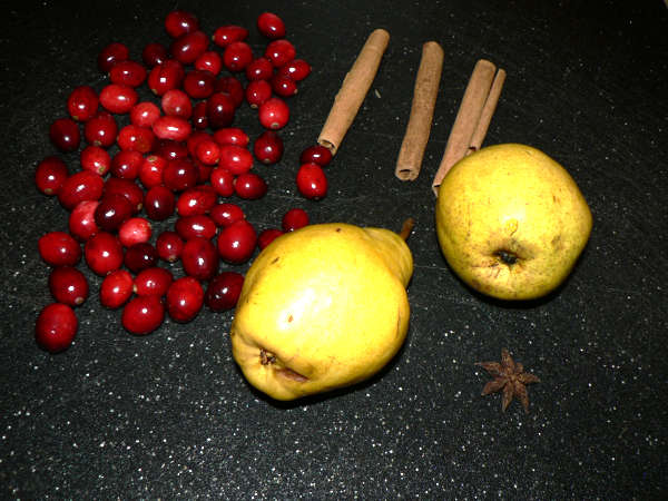 Pears and Cranberries