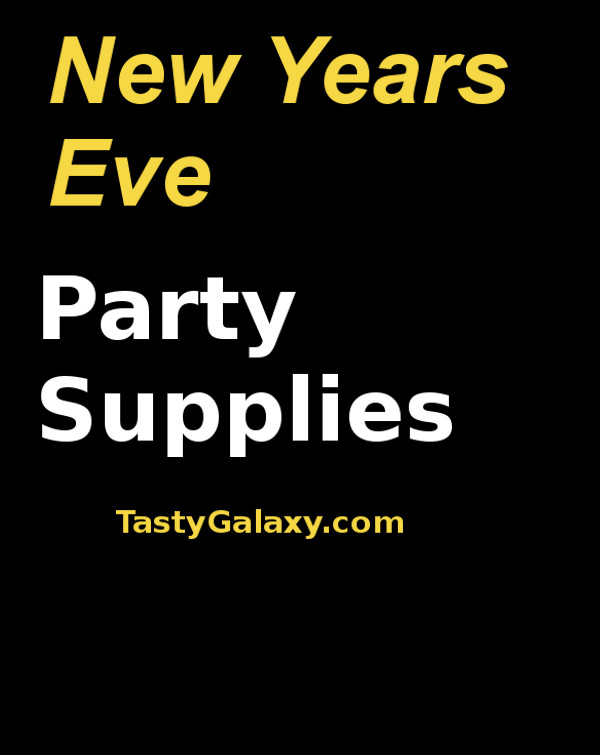 Here are New Years Eve Party Ideas and Supplies for your best New Years Eve party! Great New Years Eve party supplies and ideas #newyears #newyearseve #winter