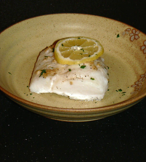 Garlic Butter Baked Cod Fish