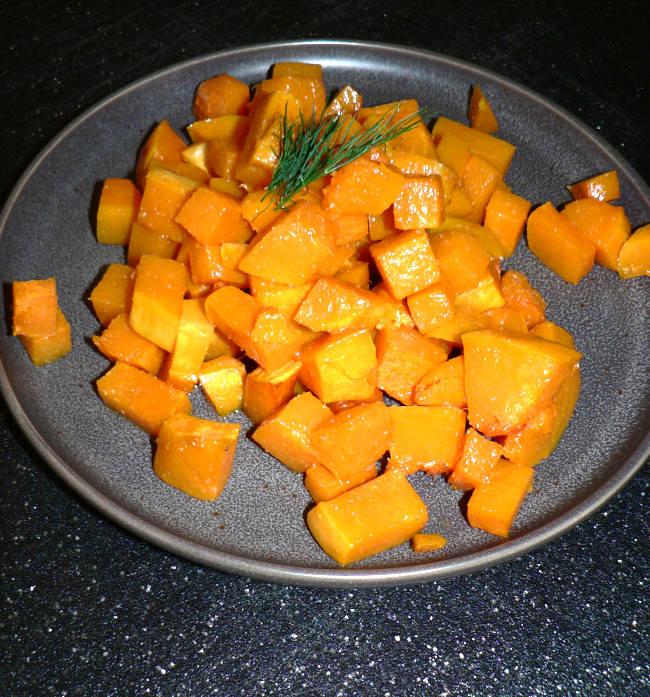 Roasted Butternut Squash Cubes