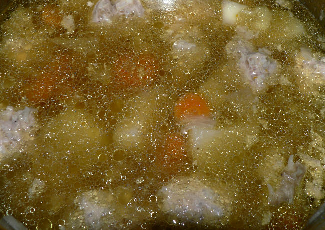 Turkey Meatball Soup in Instant Pot