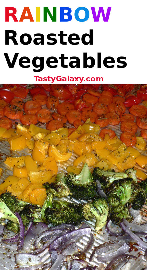 Keto Rainbow Roasted Vegetables