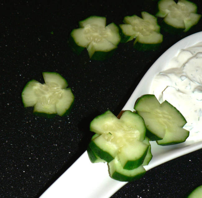 Four Leaf Clovers with ranch dip