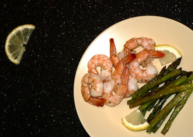 Shrimp and Asparagus Sheet Pan Dinner