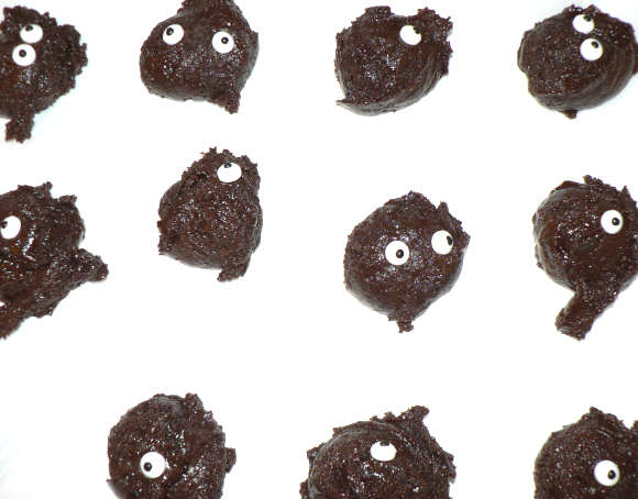 Halloween Cookies on a Cookie Sheet